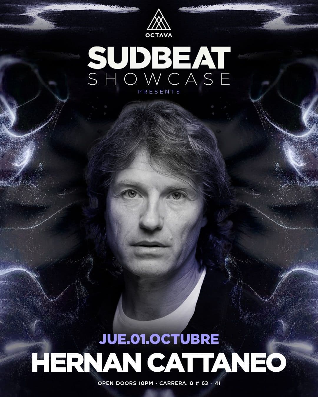 Flyer de Hernán Cattáneo Presents Sudbeat Showcase - Octava Club