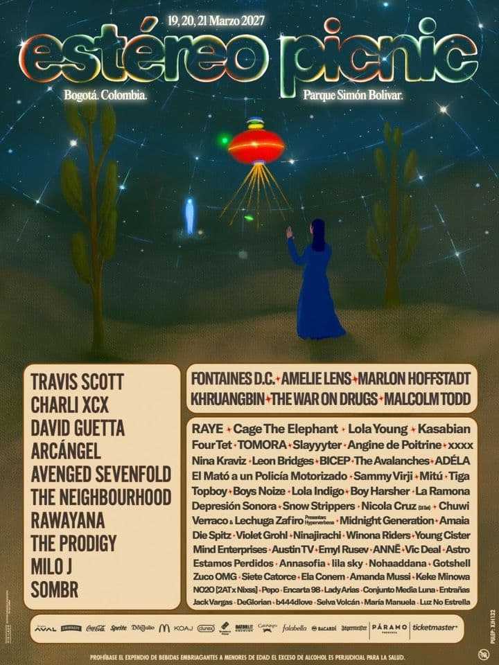 Flyer de Festival Estéreo Picnic 2027