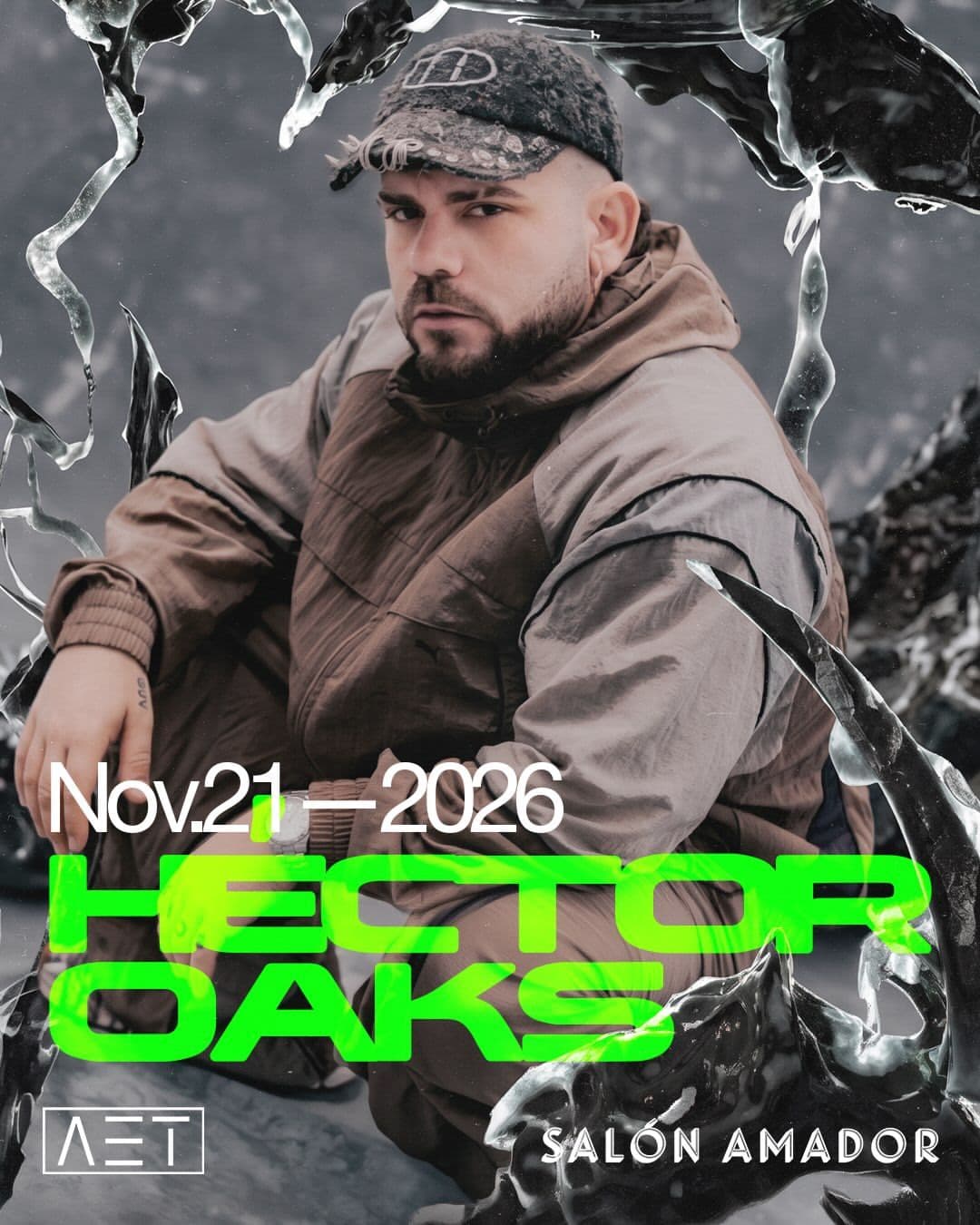 Flyer de Hector Oaks En Medellín